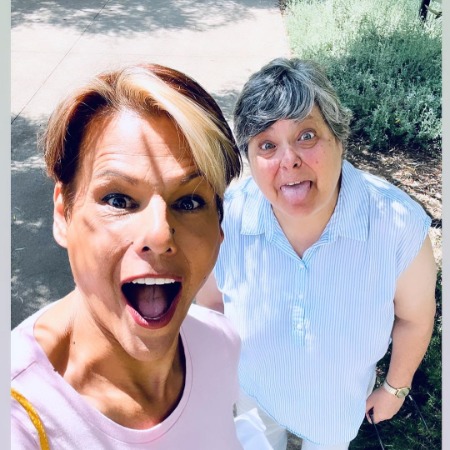 Alexandra Billings with her wife Chrisanne Blankenship.